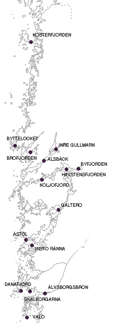 Karta - Bohuskustens vattenvårdsförbund